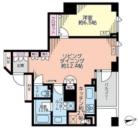 東新宿レジデンシャルタワー 10階 間取り図
