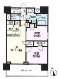 ベリスタ文京関口 3階 間取り図