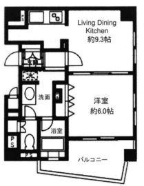 プライムアーバン用賀 107 間取り図