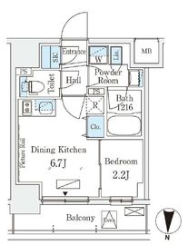テラス押上 902 間取り図