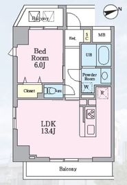 LYNNBARN (リンバーン) 602 間取り図