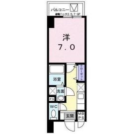 エトワールブランシュ新橋 1002 間取り図