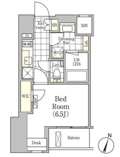 アンパサンド北新宿 303 間取り図