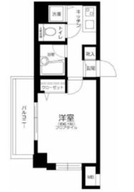 パレステュディオ代々木Ⅱ神宮の杜 5階 間取り図