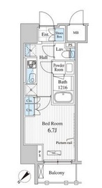 セリオ落合東中野 215 間取り図