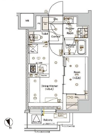 SYFORME押上 (シーフォルム押上) 4階 間取り図