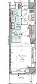 コンシェリア門前仲町AQUA VERT 4階 間取り図