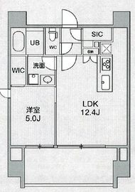 シーズンフラッツ浅草橋 902 間取り図