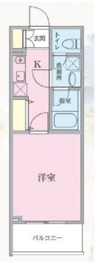 プライマル西大井グリーン 304 間取り図