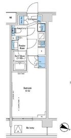 ルフォンプログレ中野富士見町 414 間取り図