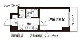 ローズウッド・ハイツ門前仲町 1214 間取り図
