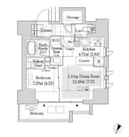 リブクオーレ神保町 603 間取り図