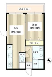 エスペランサ目黒 201 間取り図