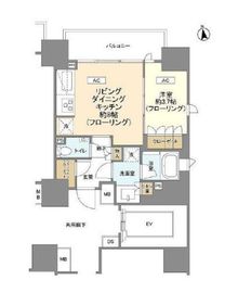 ピアース渋谷 304 間取り図