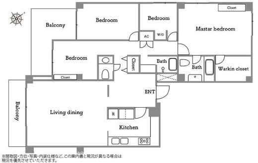 ホーマットコンコード 3階 間取り図