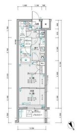 ミリアレジデンス東池袋 702 間取り図