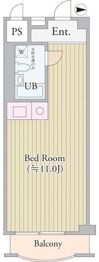 パークグレース新宿 710 間取り図