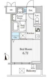 calm minowa （カルム三ノ輪） 101 間取り図