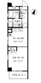 ファインクレスト上目黒 208 間取り図