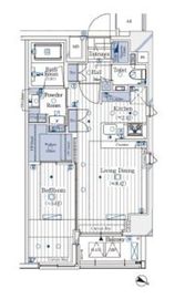 ガリシア新宿North 11階 間取り図