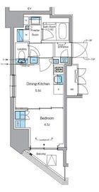 プライムアーバン浅草テラス 1101 間取り図