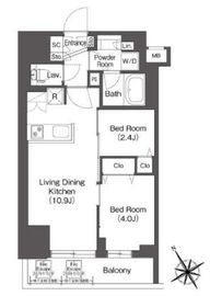 BluRock後楽園 801 間取り図