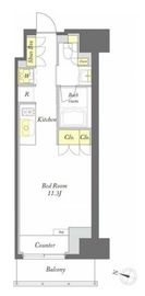 プライムメゾン森下WEST 302 間取り図
