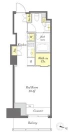 プライムメゾン森下WEST 511 間取り図