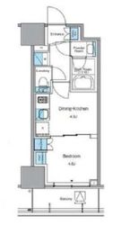 ルフォンプログレ渋谷ヒルトップ 1506 間取り図