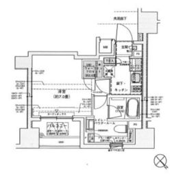パークリュクス銀座mono 9階 間取り図