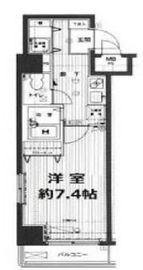 ガラ・シティ芝公園 601 間取り図