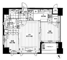 パンセフレスコ 2階 間取り図