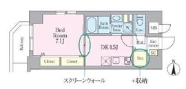 Brillante Ryogoku (ブリランテ両国) 302 間取り図