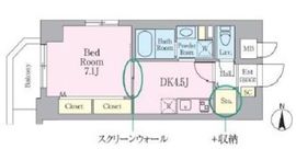 Brillante Ryogoku (ブリランテ両国) 402 間取り図