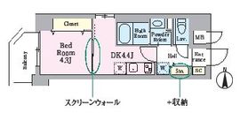 Brillante Ryogoku (ブリランテ両国) 602 間取り図