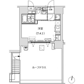 グランディオール広尾テラス 204 間取り図