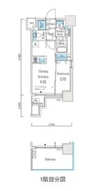 リビオメゾン新大橋 306 間取り図