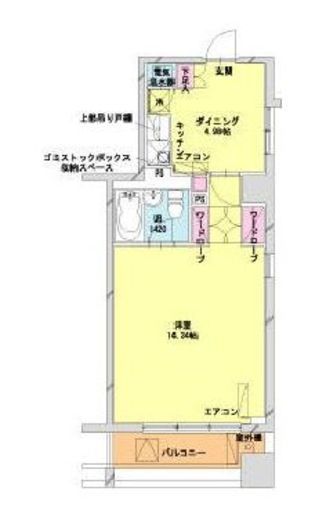 HF八丁堀レジデンス2 1201 間取り図