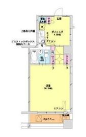HF八丁堀レジデンス2 1201 間取り図