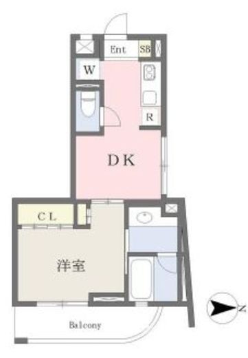 マニハウス自由が丘 406 間取り図