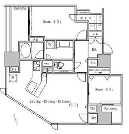 イニシアイオ文京仲坂 7階 間取り図