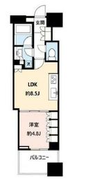 富久クロスコンフォートタワー(Tomihisa Cross)  35階 間取り図