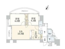 朝日サテライト目黒台 9階 間取り図