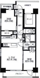 オープンレジデンシア麻布六本木 5階 間取り図