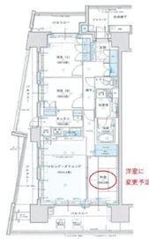 東京フロントコート 9階 間取り図