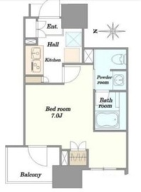 リビオレゾン三田 4階 間取り図