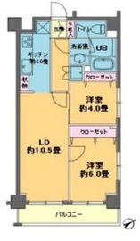 カスタリア浅草橋 301 間取り図