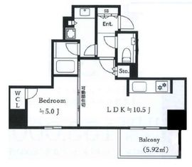 ヴィークコート錦糸町 3階 間取り図