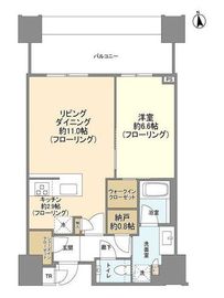 白金ザ・スカイ 30階 間取り図