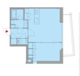 エス・テラス南青山 1203 間取り図